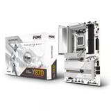 SAPPHIRE PURE X870A WIFI 7, Mainboard weiß