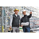 Bosch Professional Heat+Jacket GHV 12+18V Kit Größe 2XL, Arbeitskleidung schwarz, inkl. Ladegerät GAL 12V-20 Professional, 1x Akku GBA 12V 2.0Ah