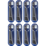 Braun Oral-B iO Sanfte Reinigung 8er, Aufsteckbürste schwarz, Für empfindliche Bereiche und gesünderes Zahnfleisch