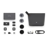 DJI Mic 3 , Mikrofon schwarz, (2 Sender + 1 Empfänger + Ladeschale)