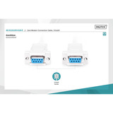 Digitus Null-Modem Anschlusskabel beige, 1,8 Meter