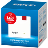 FRITZ! Repeater 1700 weiß/grau, Wi-Fi 7 mit bis zu 3,6 GBit/s