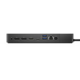 Dell WD19 Generalüberholt, Dockingstation schwarz, 130 Watt Netzteil, USB-C, DisplayPort