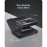 ICY BOX IB-3882MSCL-CU31, Dockingstation schwarz