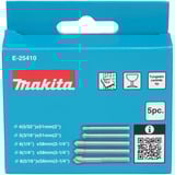 Makita Glas- und Fliesenbohrer-Satz 5-teilig, E-25410 mit Rundschaft