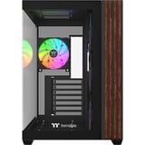 Thermaltake View 380 WS ARGB Black, Tower-Gehäuse schwarz/holz, Tempered Glass x 2, Holz-Struktur