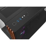 Thermaltake View 380 WS ARGB Black, Tower-Gehäuse schwarz/holz, Tempered Glass x 2, Holz-Struktur