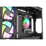 Thermaltake View 380 WS ARGB Black, Tower-Gehäuse schwarz/holz, Tempered Glass x 2, Holz-Struktur