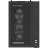 Thermaltake View 380 WS ARGB Black, Tower-Gehäuse schwarz/holz, Tempered Glass x 2, Holz-Struktur