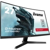 iiyama G-Master G2766HSU-B1, Gaming-Monitor 68.6 cm (27 Zoll), schwarz, FullHD, VA, Curved, USB-Hub, 165Hz Panel