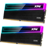 ADATA DIMM 32 GB DDR5-5600 (2x 16 GB) Dual-Kit, Arbeitsspeicher schwarz, AX5U5600C4616G-DCNKRBK, XPG NOVAKEY RGB Black, INTEL XMP, AMD EXPO