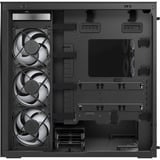 ARCTIC Xtender VG Mirror Black Design, Tower-Gehäuse schwarz, Tempered Glass x 2 (verspiegelt)