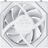 Lian Li UNI FAN TL LCD FLEX 120 Wireless, Gehäuselüfter weiß, 124 mm