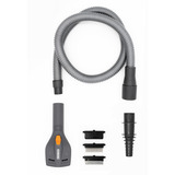 Thomas Fellpflege-Set, 6-teilig, Staubsauger-Aufsatz schwarz/grau, mit 3 austauschbaren Kämmen