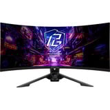 ASRock PG34QRT2B, Gaming-Monitor 86.4 cm (34 Zoll), schwarz, WQHD, VA, Curved, HDMI, DP, USB-Hub, 180Hz Panel