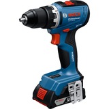 Bosch Akku-Bohrschrauber GSR 18V-65 Professional, 18Volt blau, 2x Li-Ion Akku 5,0Ah, in L-BOXX