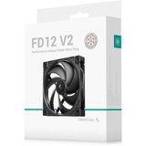 DeepCool FD12 V2, Gehäuselüfter schwarz, 120 mm