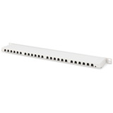 Digitus CAT 6A, Klasse EA High Density Patchpanel, 24 Port grau, 0,5 HE, geschirmt