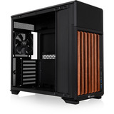 Thermaltake TR300 WS Black, Tower-Gehäuse schwarz/holz, Tempered Glass