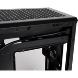 Thermaltake TR300 WS Black, Tower-Gehäuse schwarz/holz, Tempered Glass