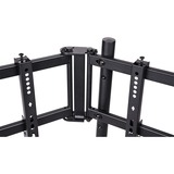 Thermaltake Triple Monitor Stand Black, für Racing Simulator Cockpit GR500, Monitorhalterung schwarz, für Monitore 32" - 55"