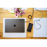 Ansmann Magnetisches 4in1 Ladekabel schwarz, USB-A / USB-C / Lightning