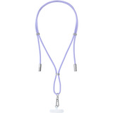 Intenso Handykette und Lade-/Datenkabel Cell Phone Charging Lanyard violett, 1,65 Meter, USB-C, PD3.0 / QC4.0, Nylon