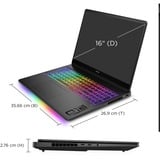 OMEN MAX 16-ah0099ng, Gaming-Notebook schwarz, Intel® Core™ Ultra 9 275HX, NVIDIA GeForce RTX 5090, 64 GB DDR5, 2 TB (2 TB SSD), Windows 11 Home