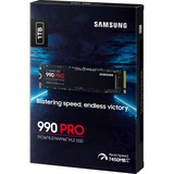 Samsung 990 PRO 1 TB, SSD PCIe 4.0 x4, NVMe 2, M.2 2280, intern