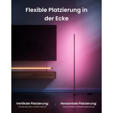 SwitchBot Floor Lamp smarte Stehlampe, LED-Lampe schwarz