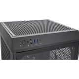 Thermaltake The Tower 200 Black, Tower-Gehäuse schwarz, Tempered Glass