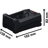 Bosch Dual-Voltage-Ladegerät GAL 12V/18V-80 Professional schwarz, AMPShare Alliance