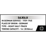 COBI Sd.Kfz.8 und 8.8 cm Flak 36, Konstruktionsspielzeug 