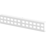 Digitus Adapterplatte für LWL Unibox Medium zur Wandmontage, Halterung hellgrau, für 24x SC Simplex, LC Duplex, E2000 Simplex Kupplungen