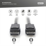 Digitus DisplayPort Anschlusskabel, UHD 8K schwarz, 1 Meter