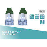Digitus Patchkabel CAT 5e SF/UTP 5m grün, 5 Meter