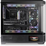 Thermaltake View 600 TG Black, Big-Tower-Gehäuse schwarz, Tempered Glass