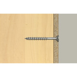 fischer Spanplattenschraube PowerFast II 5,0x60 Senkkopf TX 100 Stück, mit Teilgewinde, Edelstahl A2