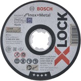 Bosch PRO Stainless Steel and Metal X-LOCK Trennscheibe, Ø 115mm Bohrung 22,23mm, AS 60 T INOX BF, gerade