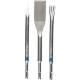 PRO SDS plus-5C Meißel-Satz, 3-teilig, Meißel-Satz 