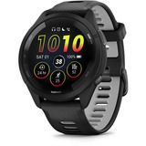 Garmin Forerunner 265, Smartwatch schwarz/hellgrau, 46 mm, Silikon-Armband