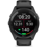 Garmin Forerunner 265, Smartwatch schwarz/hellgrau, 46 mm, Silikon-Armband
