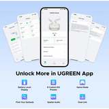 UGREEN FitBuds, Kopfhörer schwarz, USB-C, Bluetooth