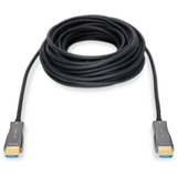 Digitus HDMI AOC Hybrid Glasfaserkabel, UHD 4K schwarz, 15 Meter