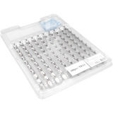 Digitus Modularstecker für Rundkabel, CAT 6A, geschirmt, 100 Stück silber, CAT 6A, 10GBase-T