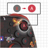 HORI Wireless HORIPAD Turbo (Pixel Rot), Gamepad schwarz/rot, Nintendo Switch 2