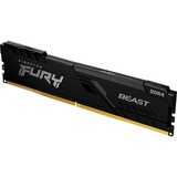 Kingston FURY DIMM 8 GB DDR4-3600, Arbeitsspeicher schwarz, KF436C17BB/8, Beast, INTEL XMP