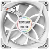 Montech AX120 PWM 120x120x25, Gehäuselüfter weiß, 3er Pack, 120 mm