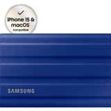 Samsung Portable SSD T7 Shield 2 TB, Externe SSD blau, USB-C 3.2 Gen 2 (10 Gbit/s), extern