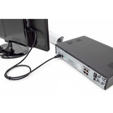 Digitus HDMI Premium High Speed Anschlusskabel, mit Ethernet, UHD 4K schwarz, 1 Meter